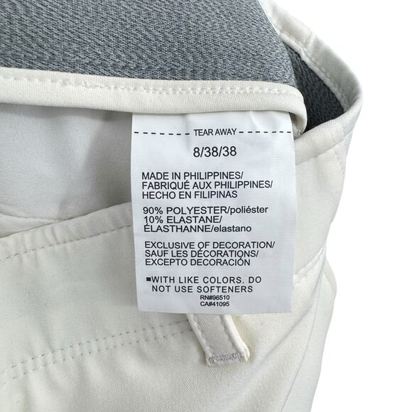 Under Armour NWT Women's Cream White Fitted Moisture Wicking Golf Pants 1272344 - Picture 11 of 11
